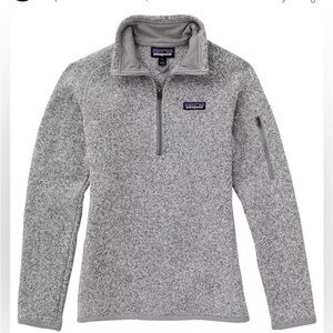 Womens Patagonia Better Sweater 1/4-Zip Fleece Jacket
Birch White